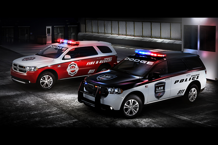 Dodge Durango 2012, voiture de pompier et de police