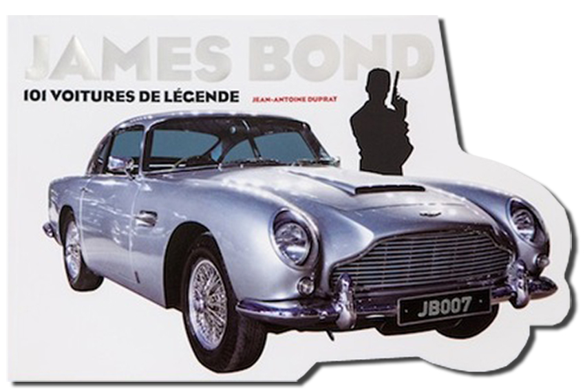 Livre consacré aux voitures de légende dans les films de James Bond