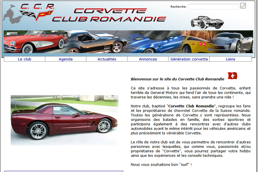 Ce site sâ??adresse à tous les passionnés de Corvette, enfant terrible de General Motors qui fend lâ??air de tous les continents, qui traverse les décennies, les crises, sans prendre une ride!