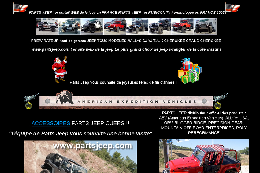 Parts Jeep, préparateur de Jeep