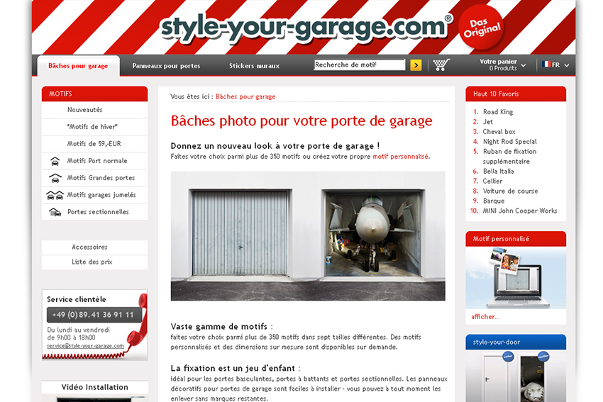 Transformez votre simple porte de garage avec un trompe-l'oeil et faîtes croire à votre voisinage que vous y entreposez une formule 1.